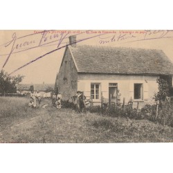 78 JEUFOSSE environs. La Haie de Béranville avec paysans 1916
