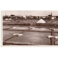 Photo Cpsm petit format 44 LE POULIGUEN. Les Marais Salants et ses mulons