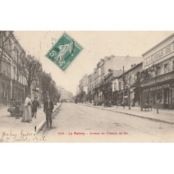93 LE RAINCY. Magasin "A la ville de Lyon" Avenue du Chemin de Fer 1908