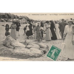 44 PORNICHET. Le Concours de Sable sur la Plage belle animation