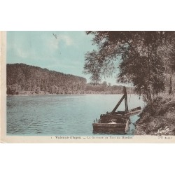 82 VALENCE-D'AGEN. La Garonne au Pont Mondou 1947