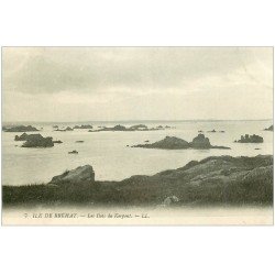 carte postale ancienne 22 ILE DE BREHAT. Les Ilots du Kerpont