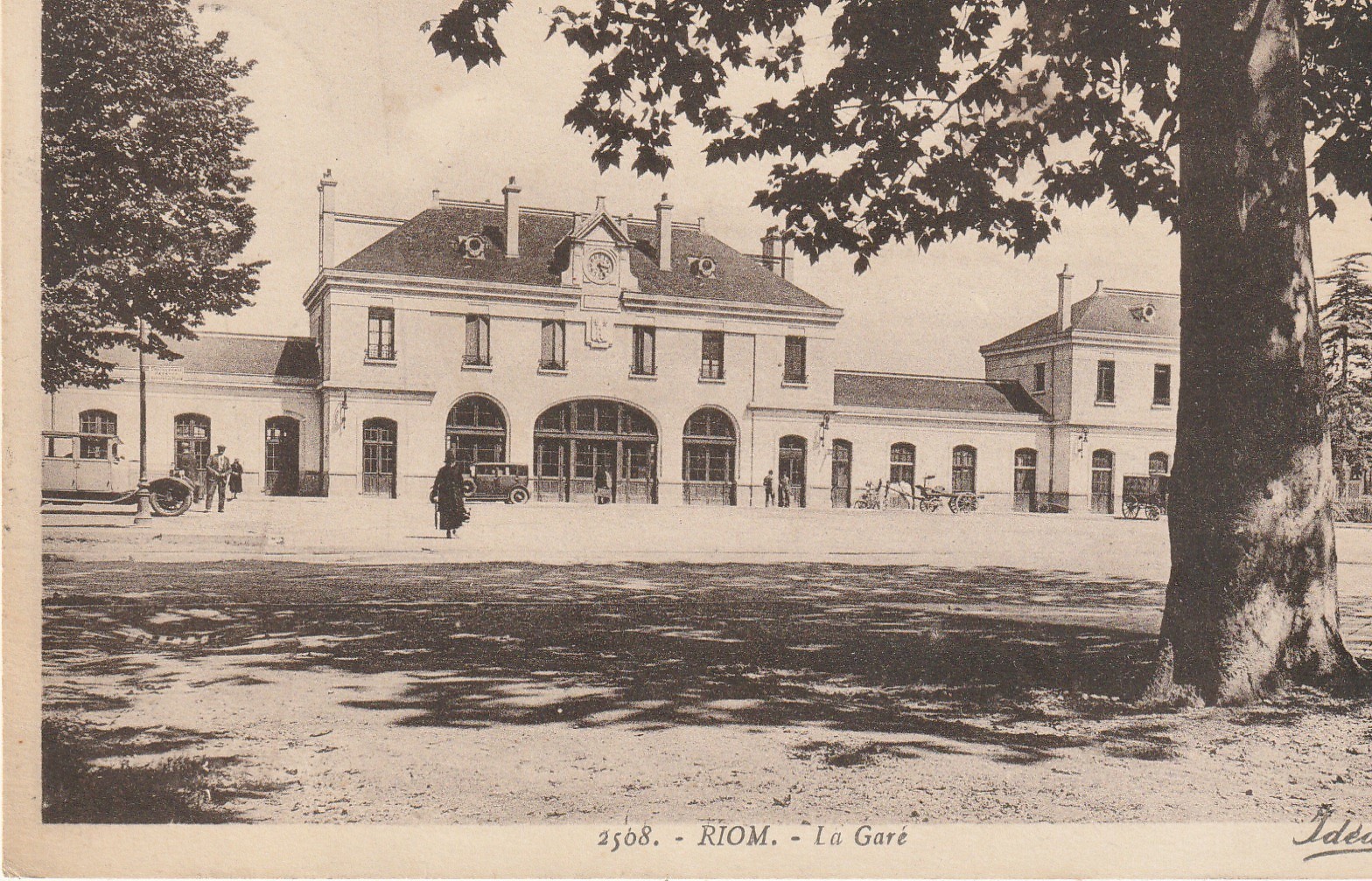 63 RIOM. La Gare 1937