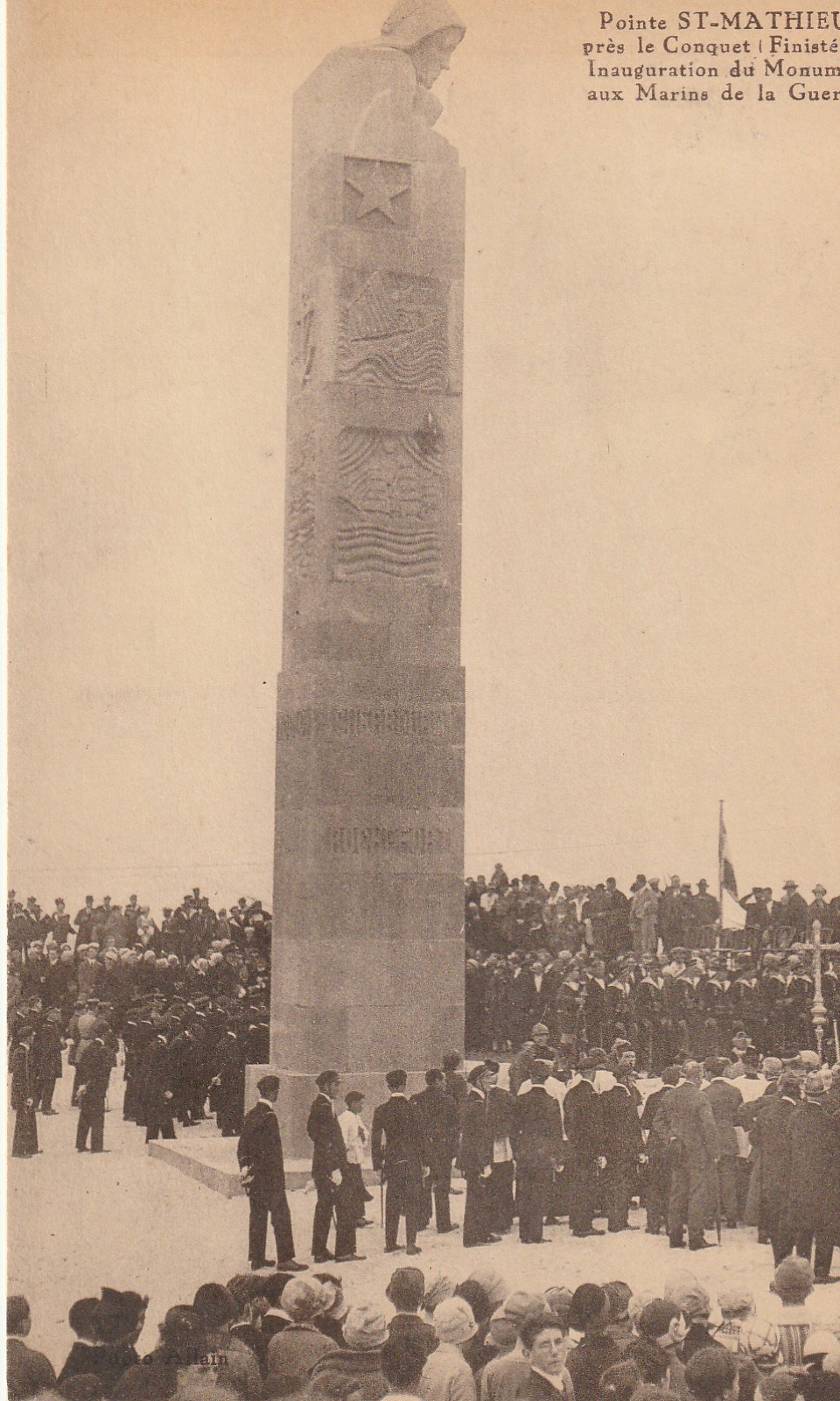 29 POINTE SAINT-MATHIEU. Inauguration du Monument aux Marins de la Guerre