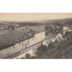 78 JEUFOSSE. Bonnières et Bennecourt tampon militaire...