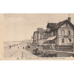 14 VILLERS-SUR-MER. La Digue et Hôtel des Herbages