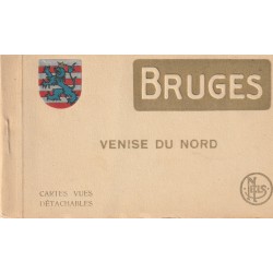 Belgique 2 x carnets sur BRUGES BRUGGE avec 13 vues cartes postales