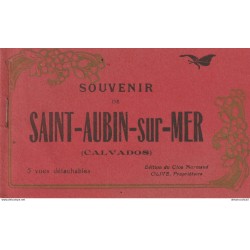 Carnet de 5 vues cartes postales sur 14 SAINT-AUBIN-SUR-MER