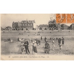 80 CAYEUX-SUR-MER. Les Cabines et la Plage 1923
