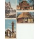 4 x cpa Exposition Coloniale PARIS 1931 Pavillon Annam, de la Chasse, Temple Angkor, Tunisie Marabot et Minaret