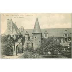 carte postale ancienne 22 KERVEN EN GUIMAEC. Le Manoir
