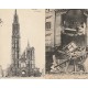 3 x cpa ANVERS. La Rade, Cathédrale1913 et intérieur d'une maison bombardée guerre 1914