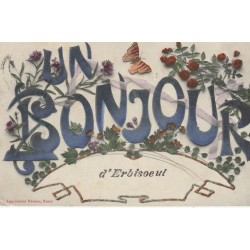 Belgique un Bonjour d'ERBISOEUL 1918