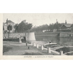 Belgique CHARLEROI. La Sambre près de l'Abattoir