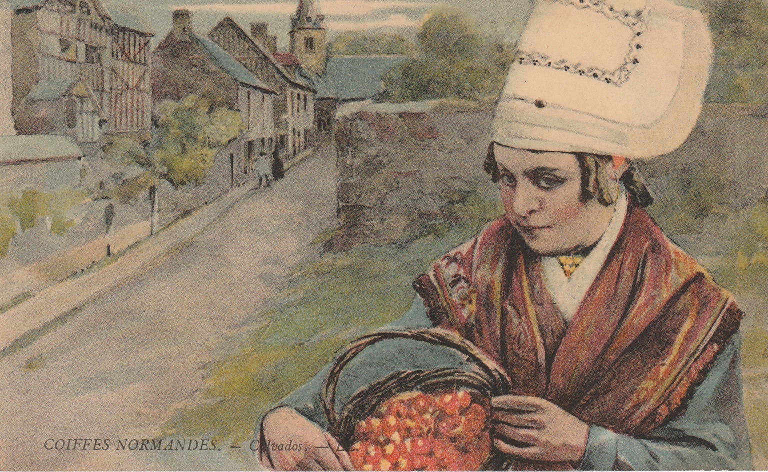 14 HONFLEUR. Coiffes Normandes du Calvados 1934