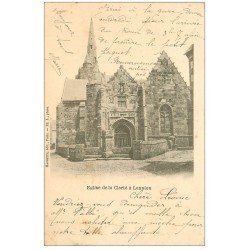 carte postale ancienne 22 LANNION. Eglise de la Clarté 1904