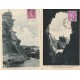 2 cpa 85 ILE D'YEU. Le Vieux Château Grotte Dail et Cap des Degrés 1936