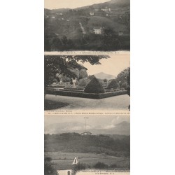 5 cpa 64 CAMBO-LES-BAINS. Sanatorium, Maison Edmond Rostand à Arnaga, Table ronde du Pavillon et Pièce d'eau