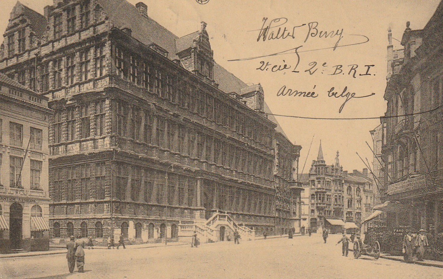 Belgique GAND GENT. Stadhuis 1919