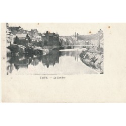 Belgique THUIN. La Sambre vers 1900