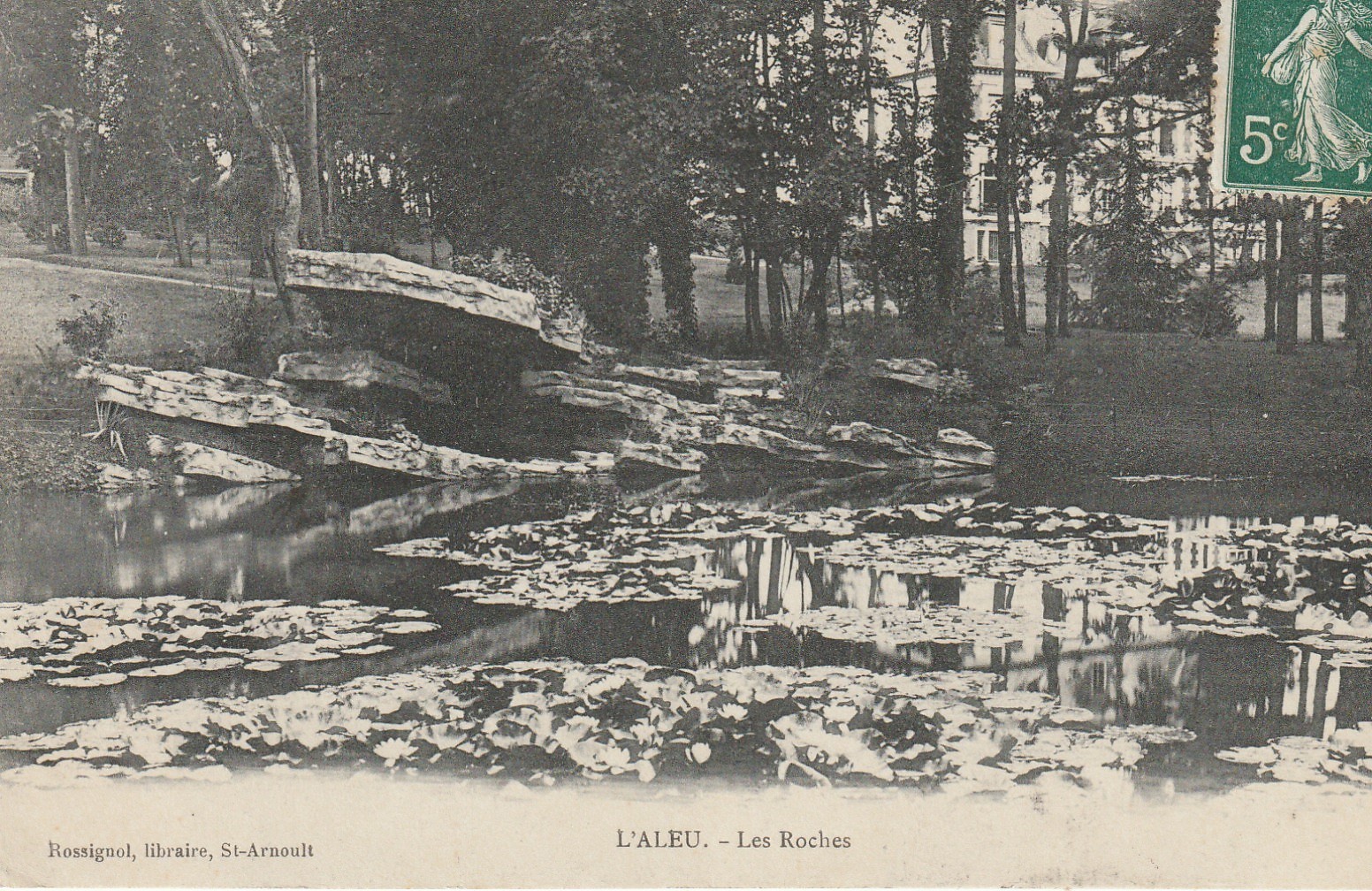 Saint Arnoult 78 L'ALEU. Les Roches 1909