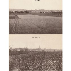 2 cpa 78 LE CHESNAY. Les Champs et les Vignes