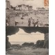 2 cpa 56 QUIBERON. La Plage et Grotte du Beg-Naud 1927