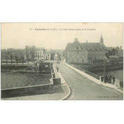 22 LANNION. Porte Sainte-Anne et Couvent 1916