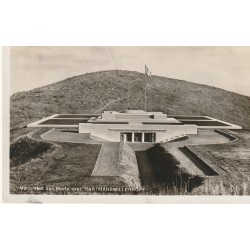 Photo cpa 68 Monument aux Morts avec HARTMANSWILLERKOPF 1935