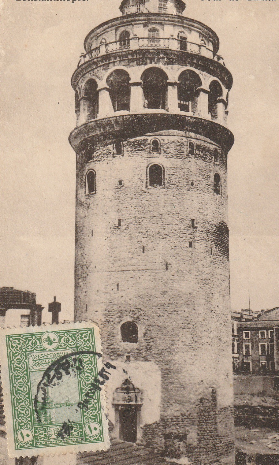 Turquie CONSTANTINOPLE. Tour de Galata 1919