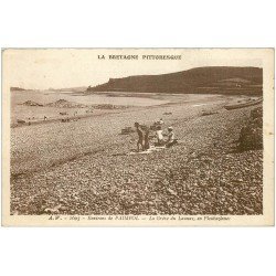 carte postale ancienne 22 LAUNAY. La Grève en Ploubazlanec 1938