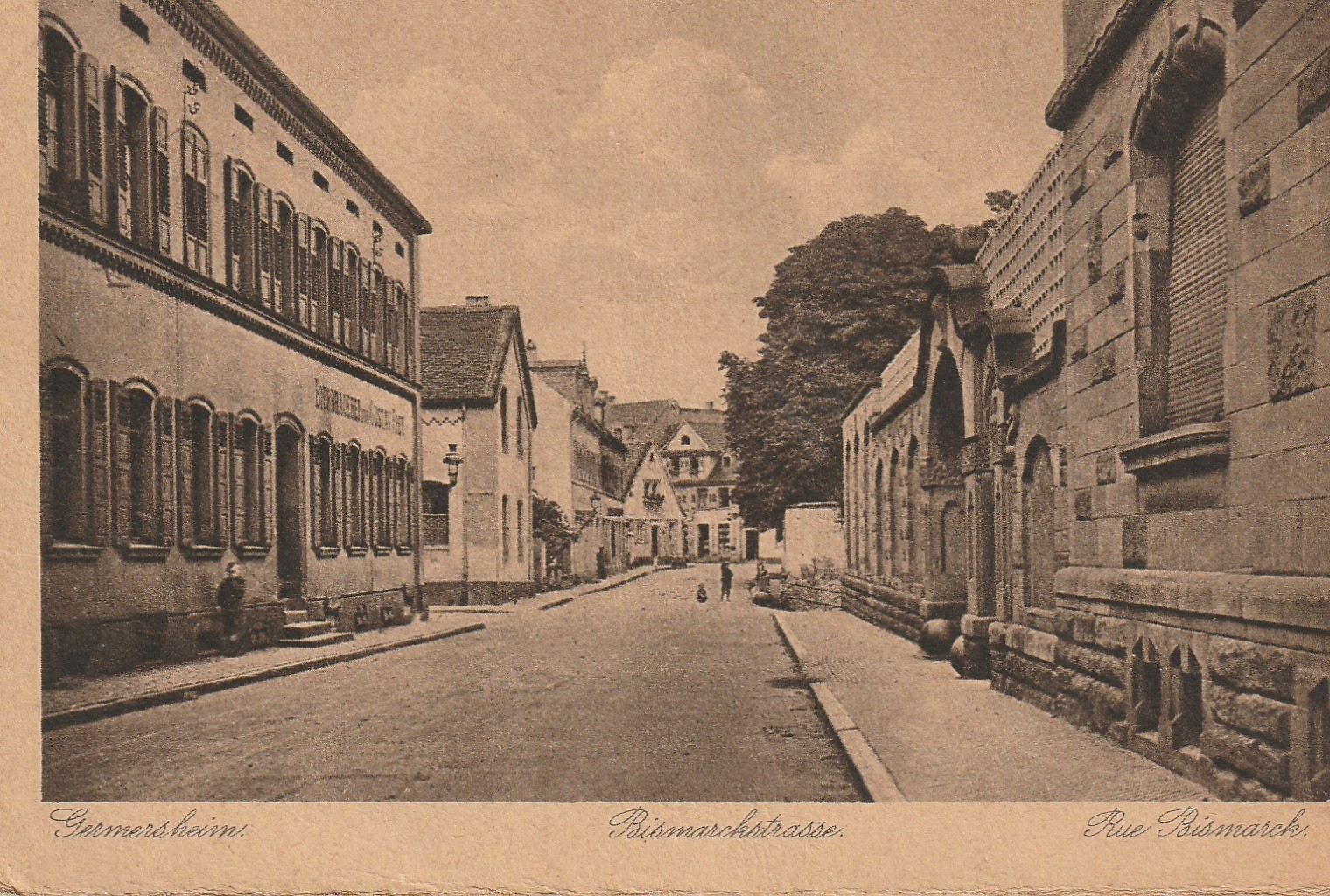 Allemagne GERMERSHEIM. Bismarckstrasse
