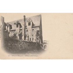 22 Paimpol ABBAYE de BEAUPORT. Cellules et Bibliothèque vers 1900