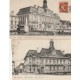2 x cpa 37 TOURS. Hôtel de Ville et Jets d'Eau 1913-23