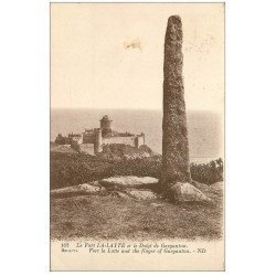 carte postale ancienne 22 LE FORT LALATTE et Doigt de Gargantua 1923