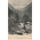 31 LUCHON. Les Glaciers de Crabioulles Vallée du Lys avec Pêcheur assis vers 1900