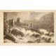 carte postale ancienne 22 LE FORT LALATTE par tempête 1930
