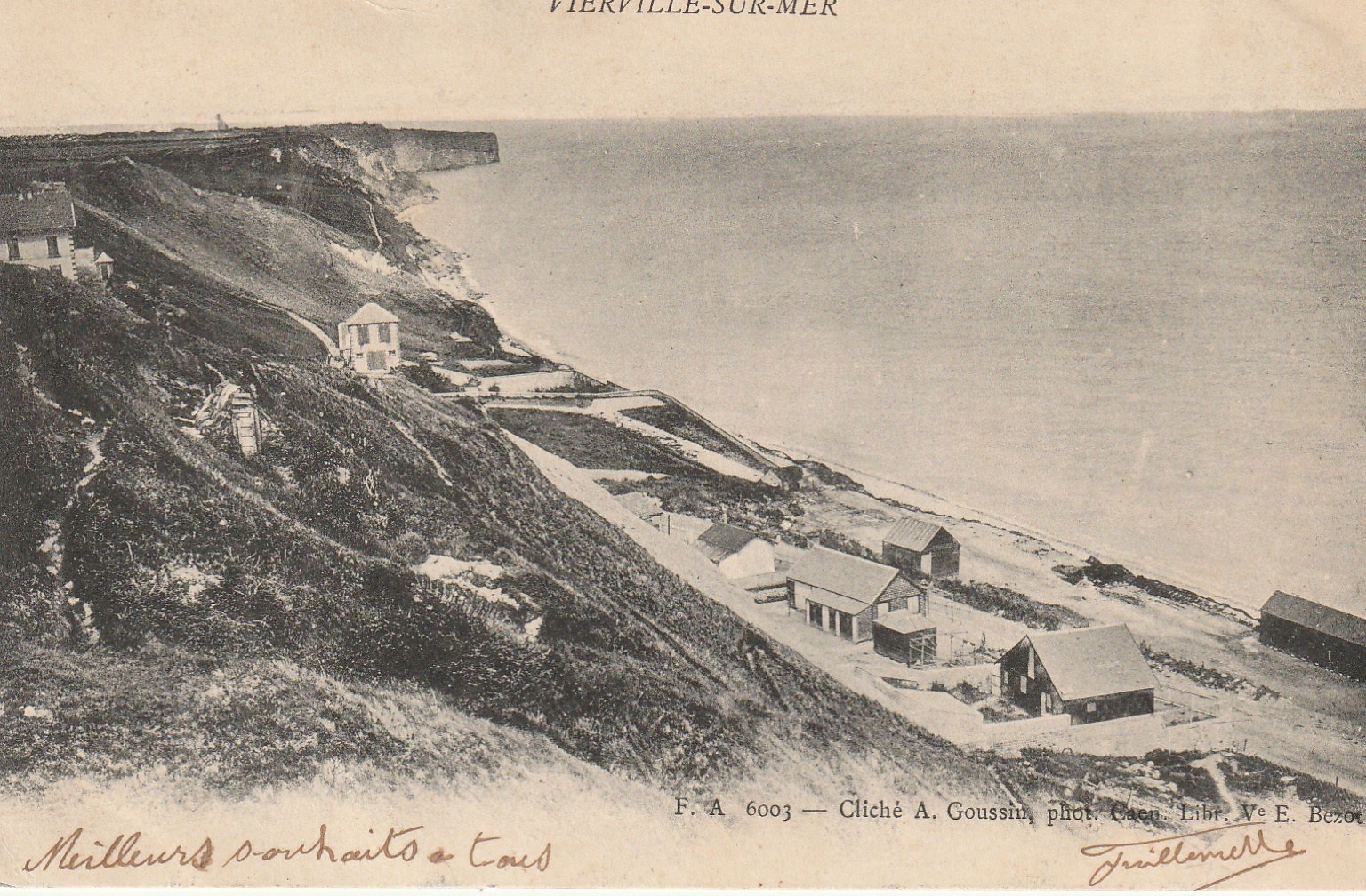 14 VIERVILLE-SUR-MER. Les Villas sur la Plage 1903