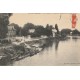 94 LE PERREUX. Barques sur la Marne et Quai de Halage vers le Pont de Bry 1912