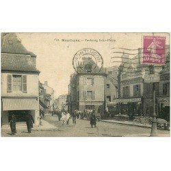 carte postale ancienne 03 MONTLUCON. Faubourg Saint-Pierre 1933. Cycle et bicyclettes Griffon