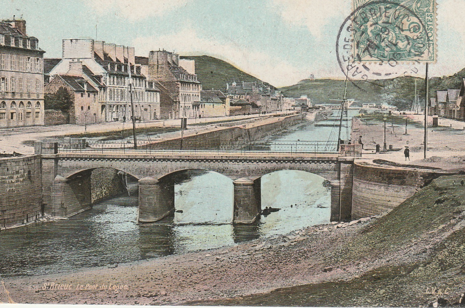 22 SAINT-BRIEUC. Le Pont du Legue 1906
