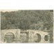 carte postale ancienne 22 LEHON. Le Pont avec rameur