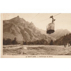 63 LE MONT-DORE. Téléférique du Sancy 1938