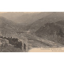 09 Vallée de LUZENAC-GARANOU vue prise des Ruines du Château de Lordat