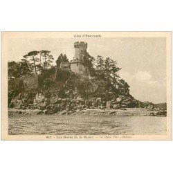 carte postale ancienne 22 LES BORDS DE LA RANCE. Le Chêne Vert. Château