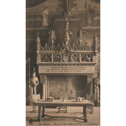 Belgique BRUGES La Cheminée Salle Gothique Hôtel de Ville