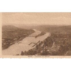 Belgique NAMUR. Panorama vers Wépion