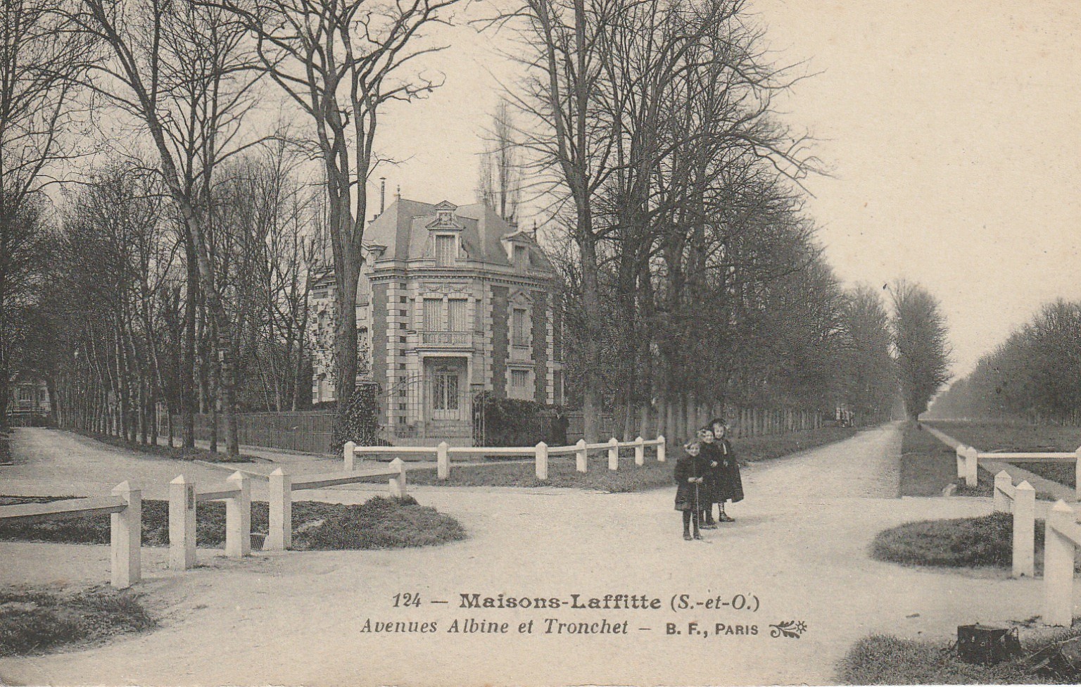 78 MAISONS-LAFFITTE. Enfants sur Avenues Albine et Tronchet