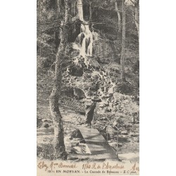 58 EN MORVAN. La Cascade de Brisecou 1909