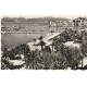 2 photo cpsm petit format 06 CANNES. Vue vers le Suquet et le Mont Chevalier 1954